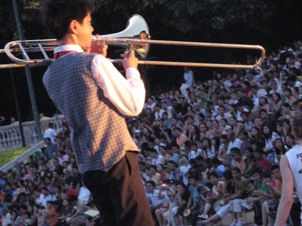 I playing Trombone I playing Trombone